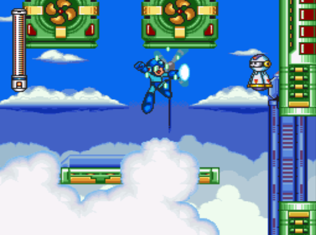 Mega Man 7 screenshot - Cloud Man